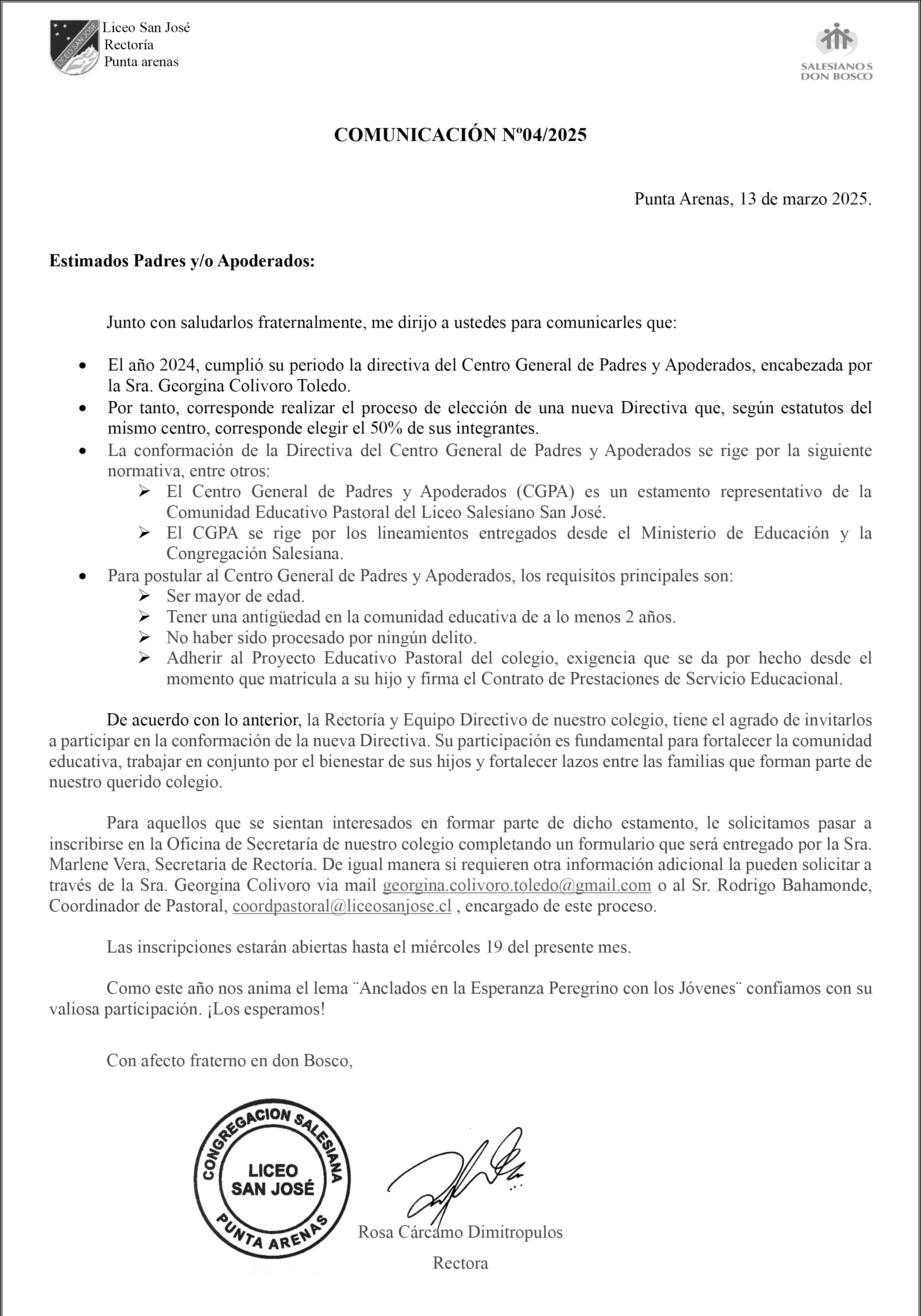 Comunicación Nº04 PPAA Elección CGPA