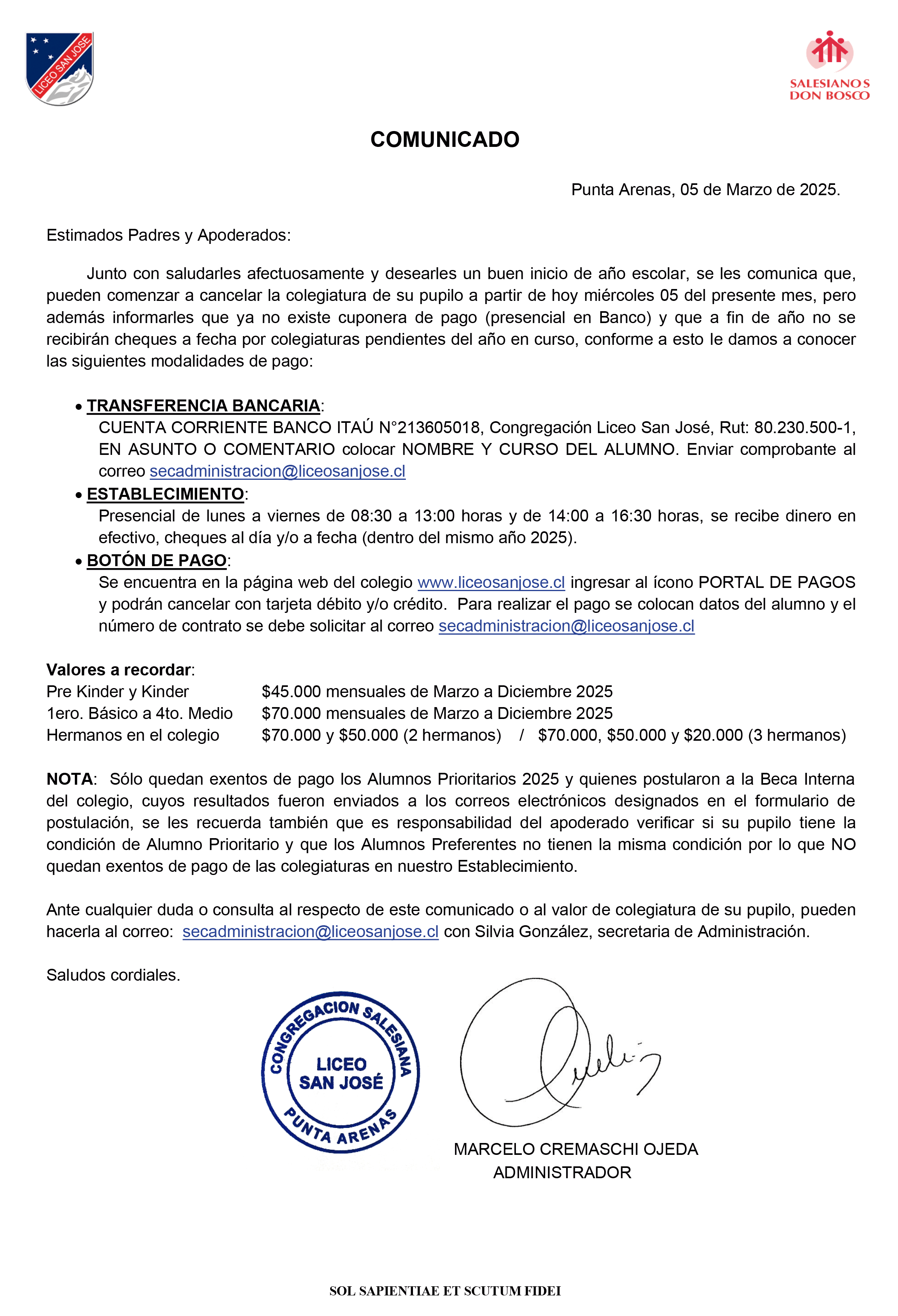 colegiatura