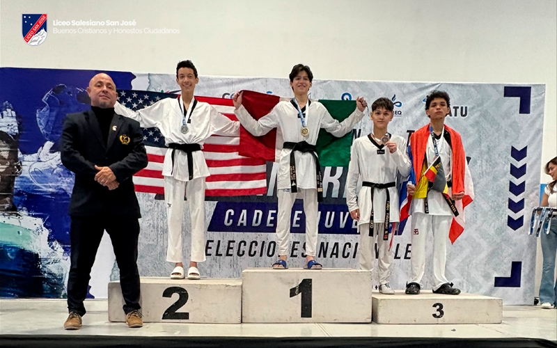 ¡Felicitaciones a Felipe Velásquez Nahuelquen! Estudiante del 2° Medio B Tarditi obtiene medalla de bronce en los Panamericanos de Querétaro, México